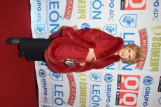 Norma Lazareno en la alfombra roja de los premios de la revista Q en el teatro Centenario Coyoacán, Ciudad de México (1)